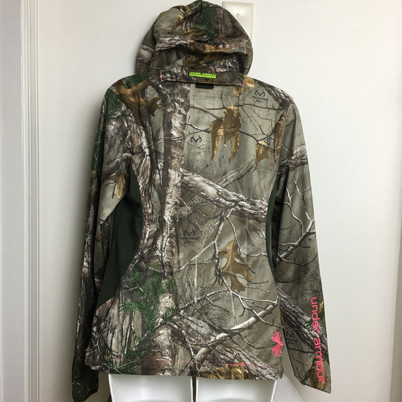 Under Armour  Realtree Camo Hoodie Womens Jacket - Picture 3 of 4